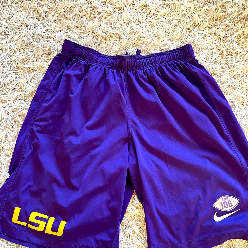 LSU Nike Football Shorts - Player Issued